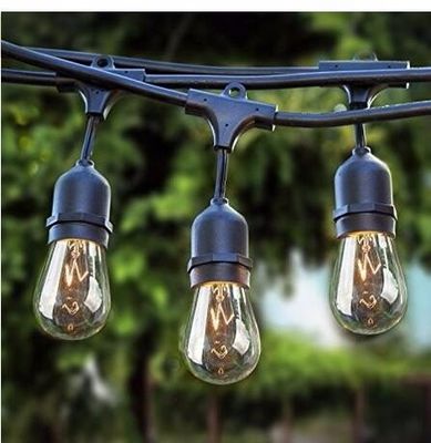 制御器 含有 48 フィート 防水 屋外 LED ストリングライト
