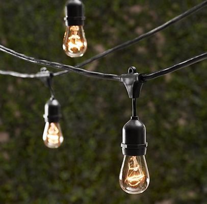 PVC屋外ストリングライト E26 E27 S14 エジソン電球 含水性LED G40