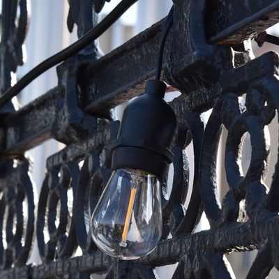 太陽電池ロープライト 屋外 LED ベルト ストリング B22 E27 IP65 カスタマイズされたサイズ