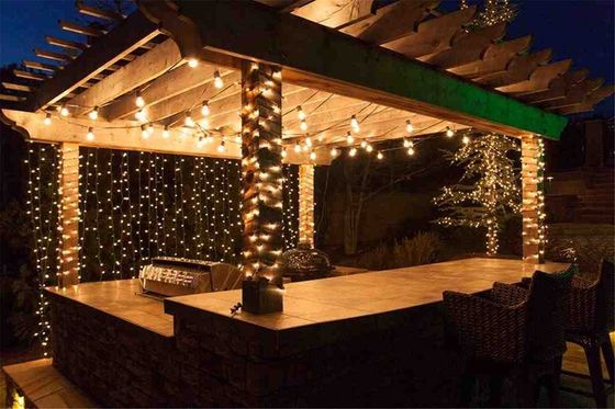 屋外 クリスマスツリー LED彫刻ライト IP65 ストリング 25ft CE GS 承認