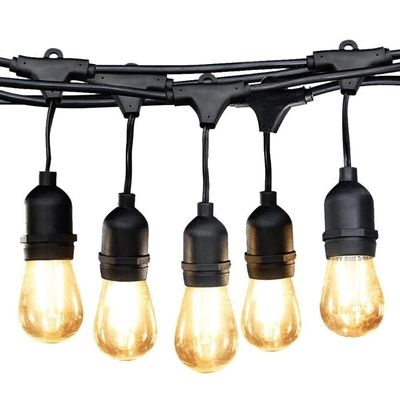 工場 500m 接続 太陽光 LED 屋外ストリングライト 作業温度 -20-40 C