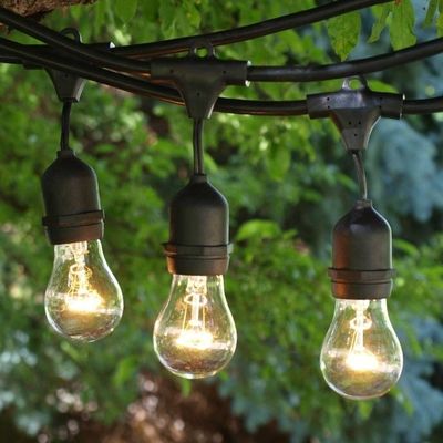 パティオ RGB IP65 防水 ホットホワイト LED 屋外ストリングライト