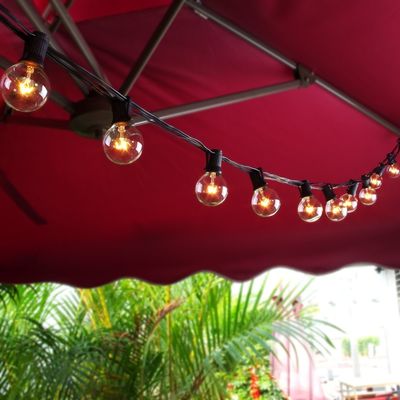 48 FT 耐天候 柔軟なLEDライトストリング 屋外装飾用